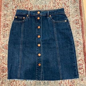 Gap jean skirt